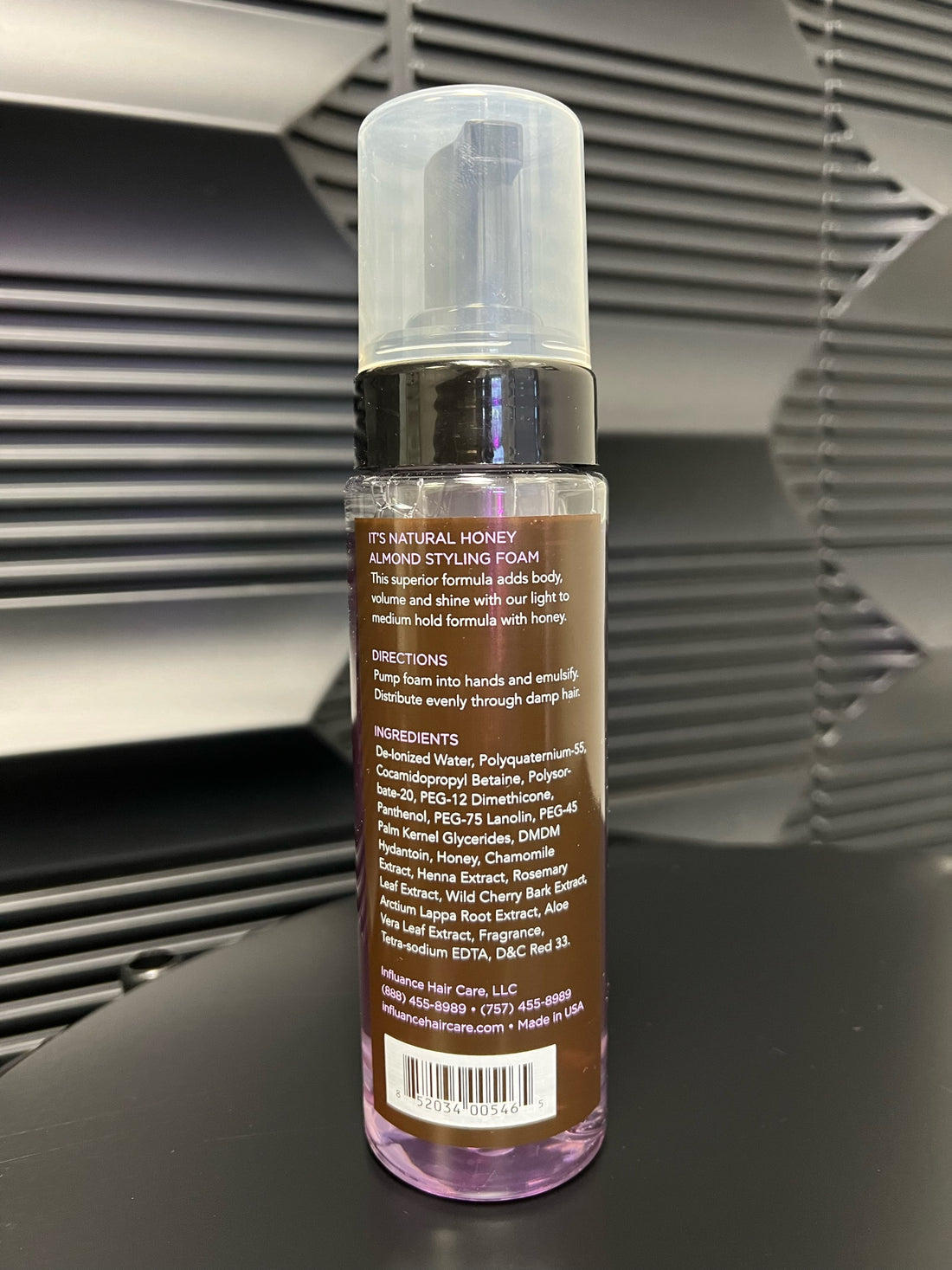 Influance Honey Almond Styling Foam hairbylatise